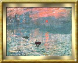 Impression soleil levant
